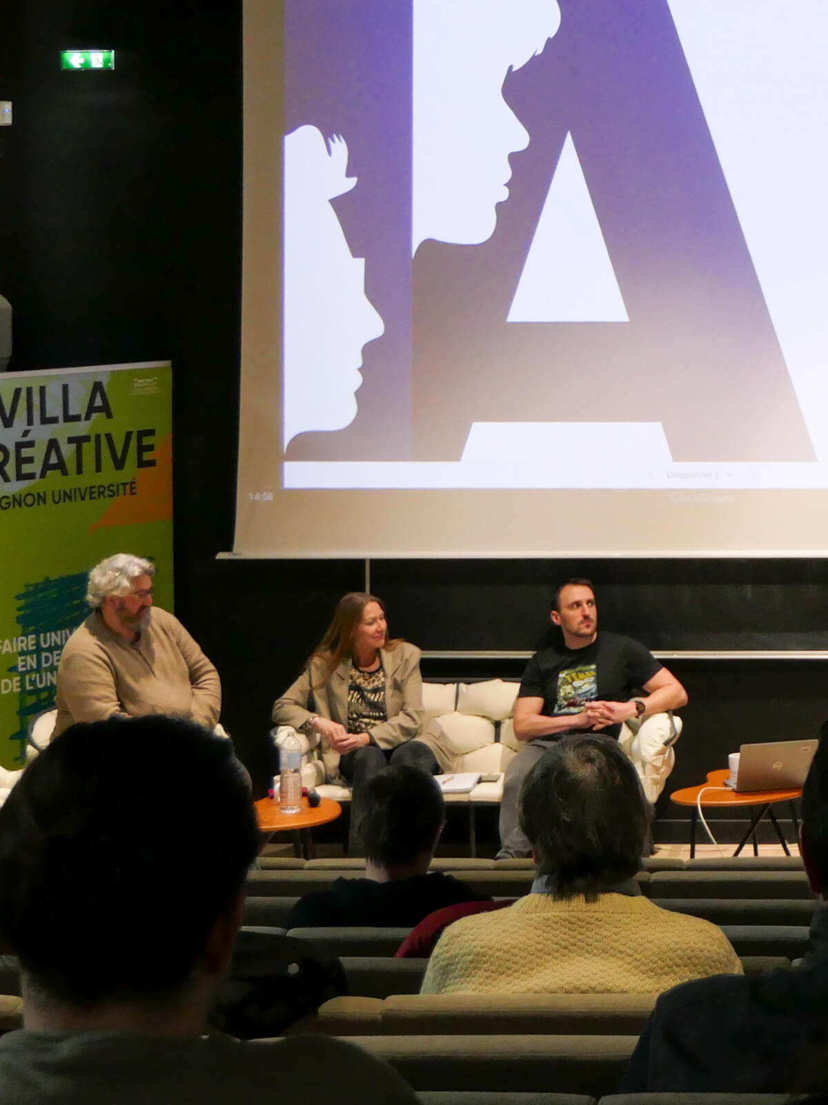 Table ronde « Enseigner avec l’IA : vers un enseignement augmenté ? Opportunités et limites de l’usage de l’IA en enseignement » avec Frédéric JEORGE, Carolina SERRANO ARCHIMI et Antoine USSEGLIO CARLEVE